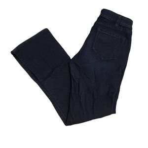 Bootlegger Paradise Dark Wash Slim Straight Jeans
